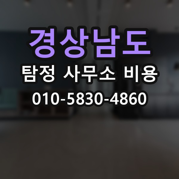 경상남도 탐정 사무소 비용 차이가 생기는 이유 정리