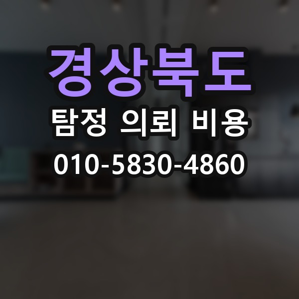 경상북도 탐정 의뢰 비용 비교 시 살펴봐야 할 부분과 기준