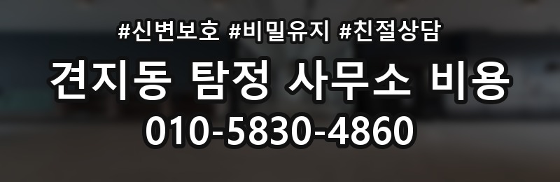 견지동 탐정 사무소 비용 상담 시 받아보면 좋은 정보