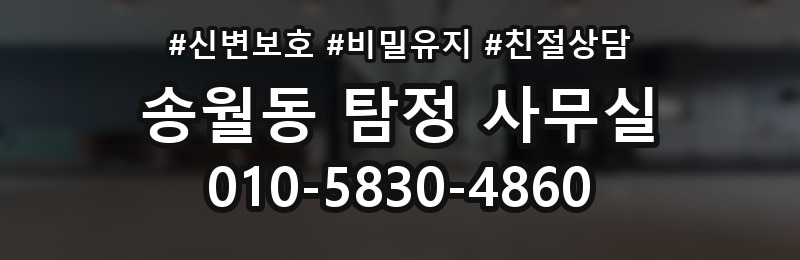 송월동 탐정 사무실 사건별 맞춤 조사 계획 세우는 기준